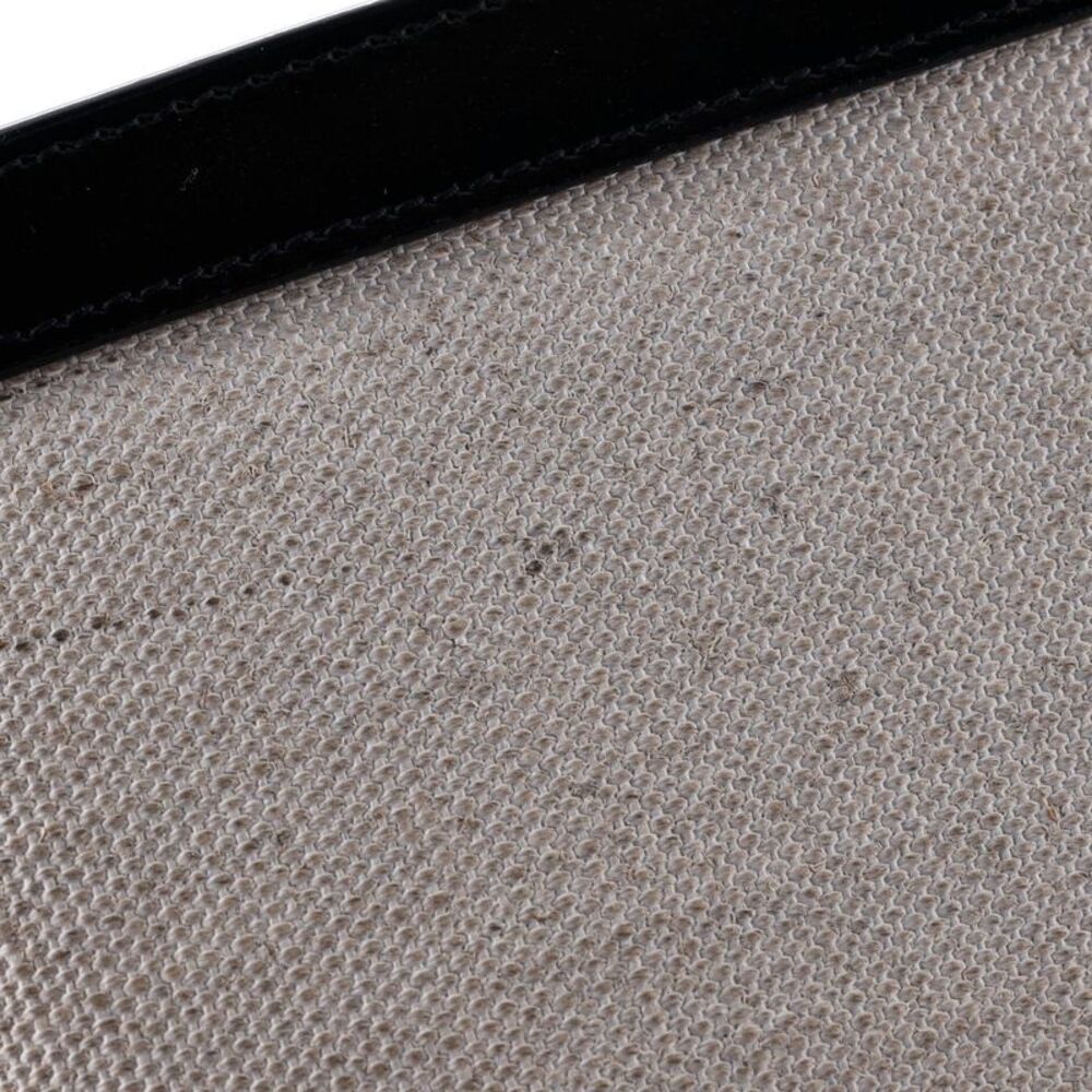 Saint Laurent Uptown Tote Canvas with Leather Small Black, Neutral - Picture 6 of 7